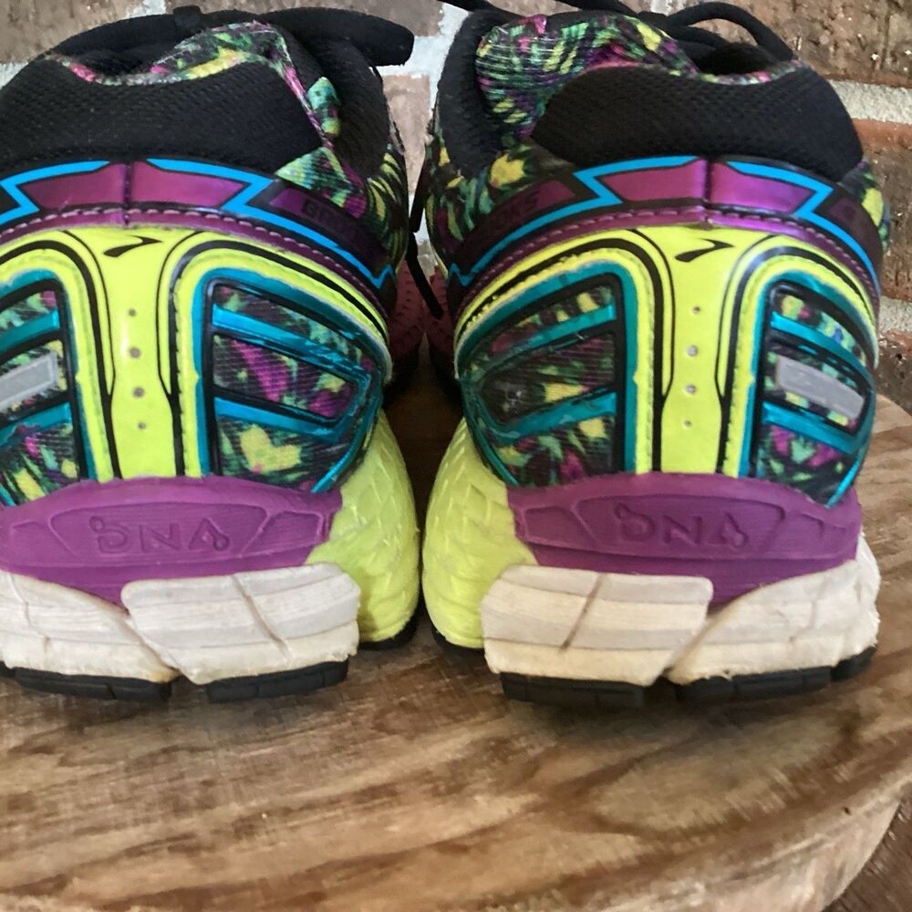 Brooks Adrenaline GTS 15 Size 8 Kaleidoscope Stability Running Sneaker Shoe - Picture 3 of 12
